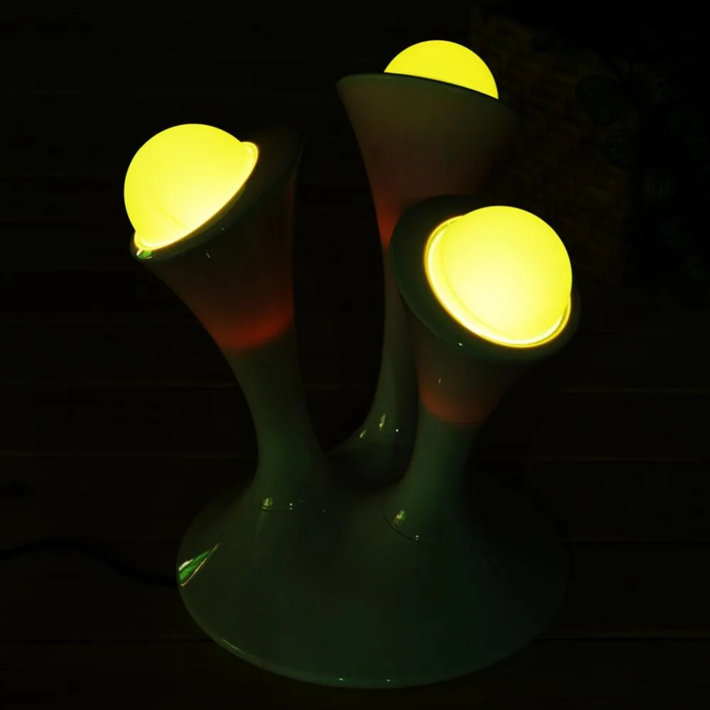 Светящиеся шары прикроватный светильник гриб Радужный светодиодный ночной Светильник съемный дети спят игрушка