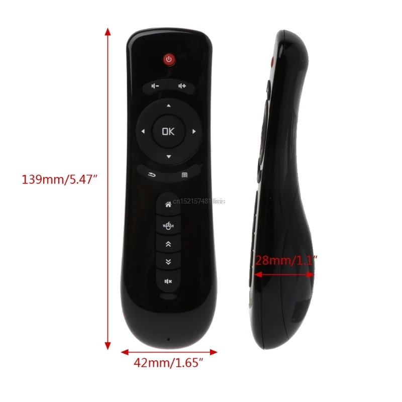 2,4 ГГц Fly Air mouse T2 пульт дистанционного управления беспроводной 3D гироскоп Motion Stick PC Android