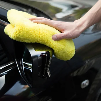

30*30CM Car Wash Microfiber Towel Car Cleaning Drying Cloth for Volkswagen VW Jetta MK5 MK6 Polo Scirocco Lavida Eos Bora