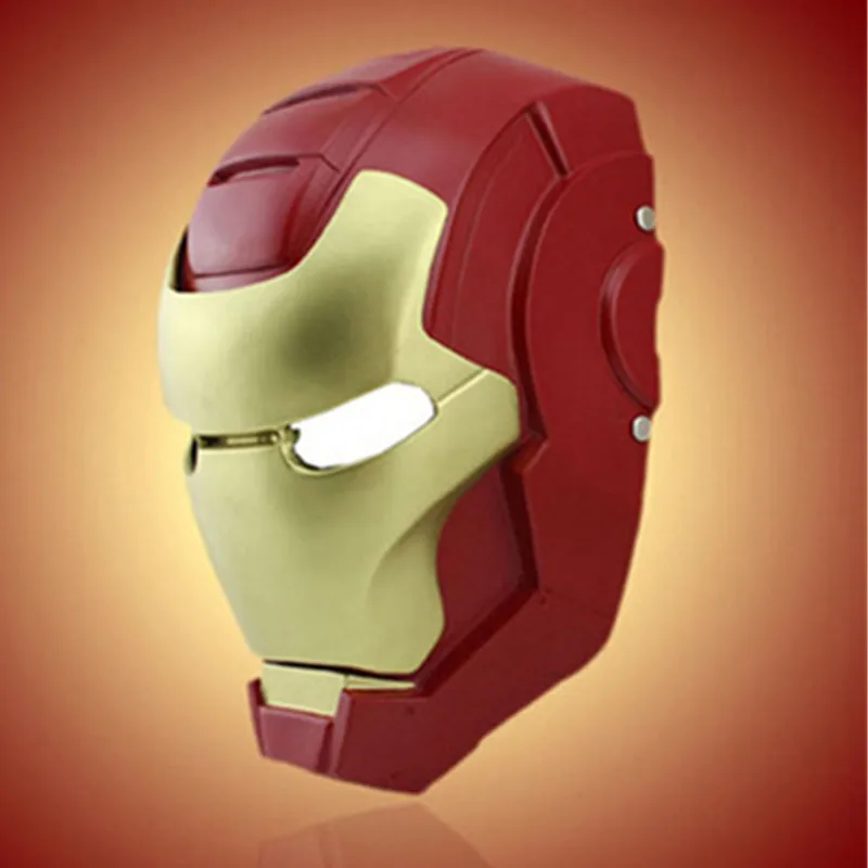 

Iron Man Superhero The helmet mask Real person wearable Resin Action Figure Collectible Model Toy BOX D129