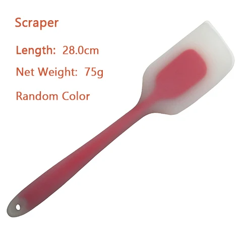 Spatula 1 шт силиконовая посуда для приготовления пищи ложка лопатка суп ковш Жаростойкие кухонные инструменты силиконовые инструменты для выпечки - Цвет: Spatula