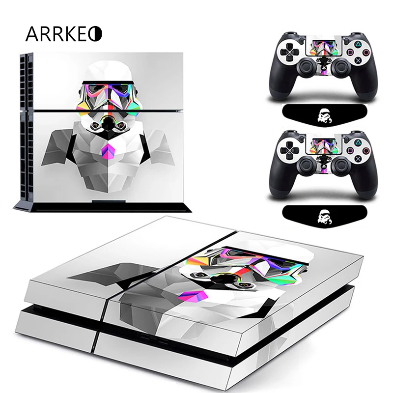 ARRKEO Звездные войны Штурмовик PS4 Обложка Наклейка кожи Стикеры для sony playstation 4