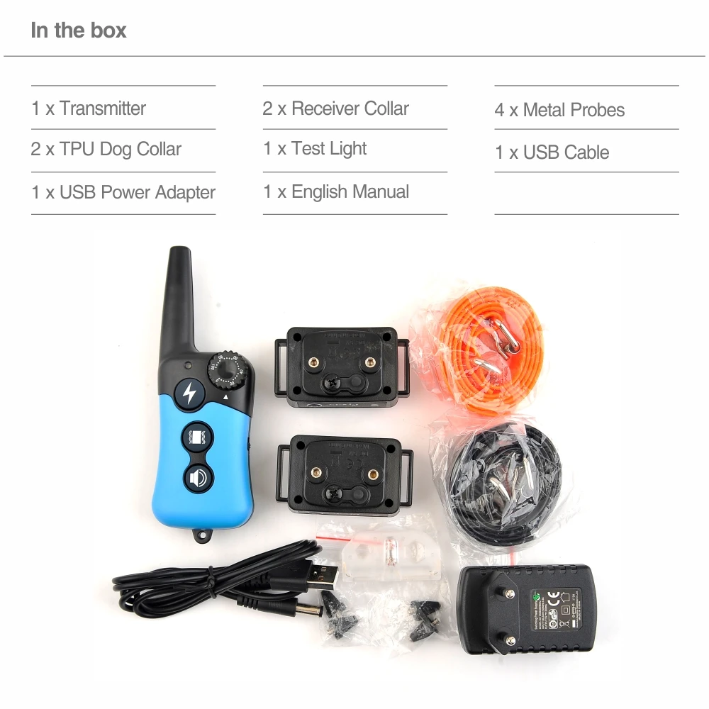 Dog Electronic Shock Remote Collar Pet Trainer Remote Vibration Dog Training Collar for 1 Dog Hot Selling In The World Dog Electronic Shock Remote Collar Pet Trainer Remote Vibration Dog Training Collar for 1 Dog Hot Selling In The World