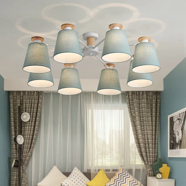 On Sale MDWELL Nordic Wood Ceiling Lights For Living Room Bedroom Solid Wood Fabric Lamp In Japan Style Surface Mount E27 Lamps On Sale MDWELL Nordic Wood Ceiling Lights For Living Room Bedroom Solid Wood Fabric Lamp In Japan Style Surface Mount E27 Lamps
