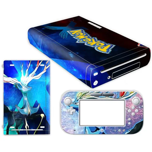 YS-WIIU-0015 Наклейка Pokemon Go Pikachu из кожи для nintendo wii u, чехол для консоли с пультами управления, скины для геймпад для nintendo wii u, наклейка - Цвет: YS-WIIU-0015