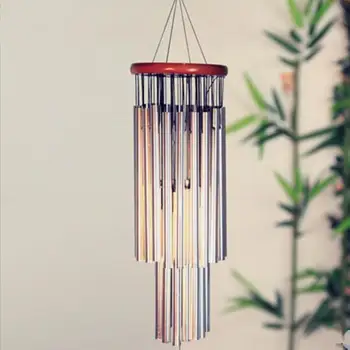 

AsyPets Antique Amazing Grace 27 Tubes Windchime Chapel Bells Wind Bells Door Hanging Decoration-25