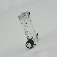 1-4 л/мин панель ПММА тип газа Поплавковый расходомер воздуха ротаметр расходомер с регулируемым клапаном подходит 6 мм OD шланг трубки