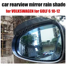 2 Шт./пара Автомобильное Зеркало Заднего Вида Дождь Тень Непромокаемые Лезвия Автомобиль Обратно Зеркало Брови Дождевик для VOLKSWAGEN GOLF 6 10-12