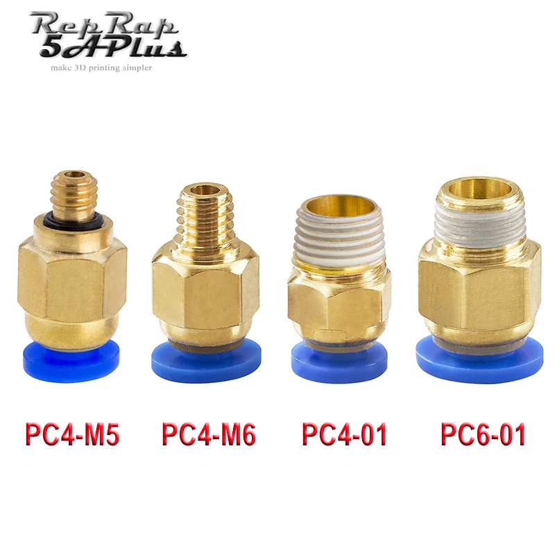 5 قطعة/الوحدة HOTEND j-رئيس عن بعد حار رئيس موصل الطارد الطاعم 3 مللي متر/1.75 مللي متر تفلون وصلة أنبوب 3D طابعة جزء الجملة