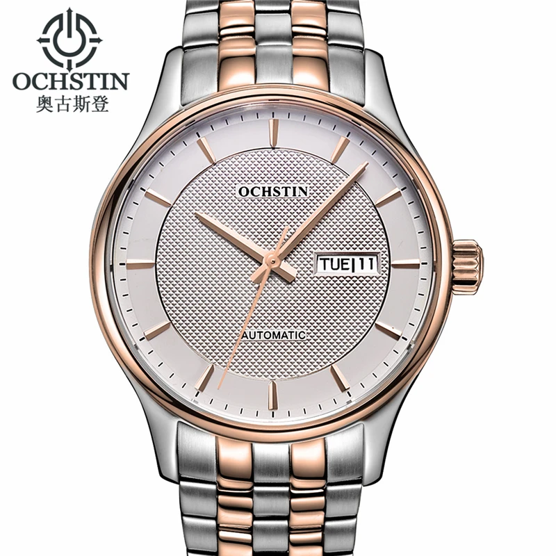 

2018 Ochstin Mechanical Watch Men Date Clock Men Wristwatch Man Watches Relogio Masculino Luxury Fashion Casual Women Watch+Box