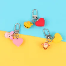 Cute Cartoon Doll Keychain Girls Key Chain Toy Animal Keychain Women Bells Key Ring Trinkets Car Purse Key Chains Gift цена Cute Cartoon Doll Keychain Girls Key Chain Toy Animal Keychain Women Bells Key Ring Trinkets Car Purse Key Chains Gift цены онлайн