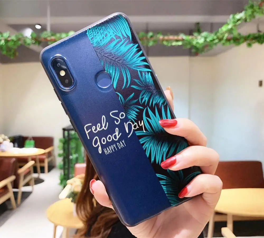 

for Xiaomi mi 8 case silicone Relief painting cartoon soft TPU Silicone luxury phone case for xiaomi mi 8 mi8 cover Coupe funds