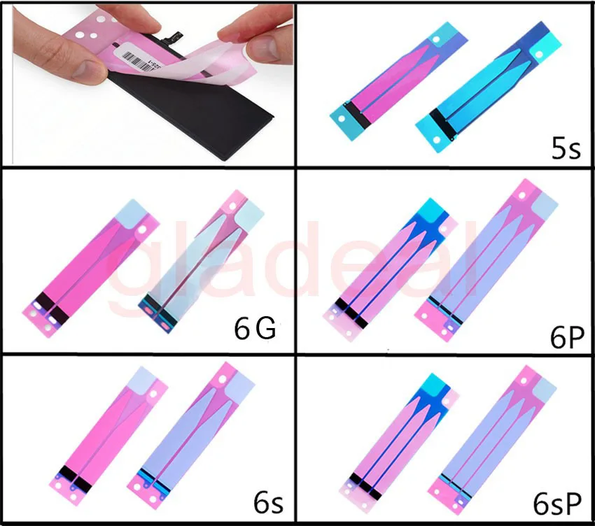 10pcs Battery Stickers Replacement Pull Strip Tab Adhesive Glue For iPhone 5S 6 6Plus 6S 6S Plus 7 7PlusRepair Spare Parts 10pcs Battery Stickers Replacement Pull Strip Tab Adhesive Glue For iPhone 5S 6 6Plus 6S 6S Plus 7 7PlusRepair Spare Parts