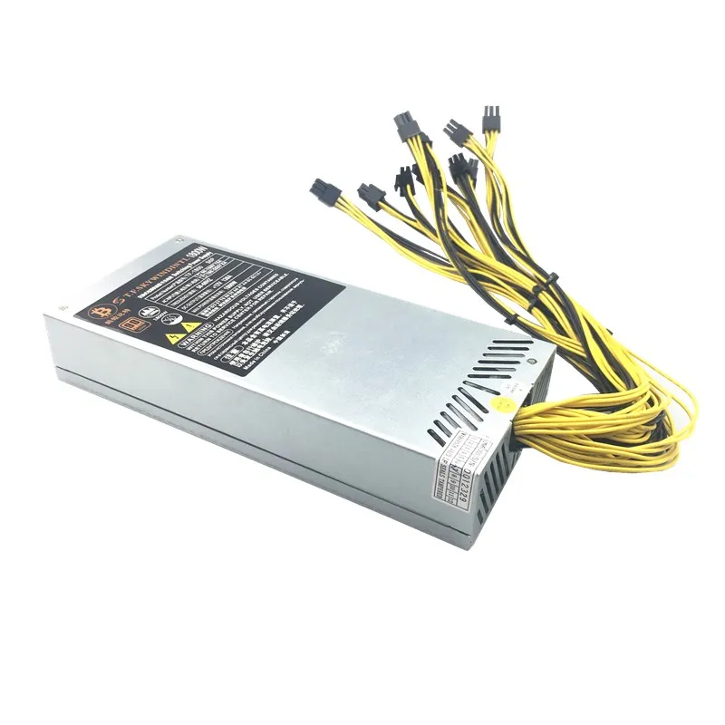 1800 W PC امدادات الطاقة 1800 W PSU للتعدين PC الطاقة الكمبيوتر امدادات الطاقة PSU 6pin 1U التعدين إمدادات بطاقة الآلة