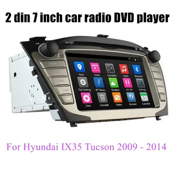 

Car DVD Player For Hyundai IX35 Tucson 2009 to 2014 GPS Android 6.0 Quad Core 2 Din steering wheel control radio