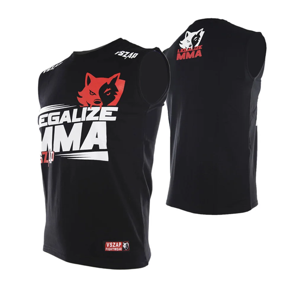 Boxing Jerseys MMA T Shirt Gym Tee Shirt Boxing Fitness Sport Muay Thai Cotton Breathable