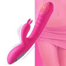 Powerful 10 Speed G Spot Vibrator USB Charge Heating Vibrator Clit Vagina Massage Flirting Adult Sex Toys for Women Masturbation