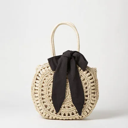 Japan's original 2018 new small bags women's singles shoulder bag fashionable straw bag Beach Bag