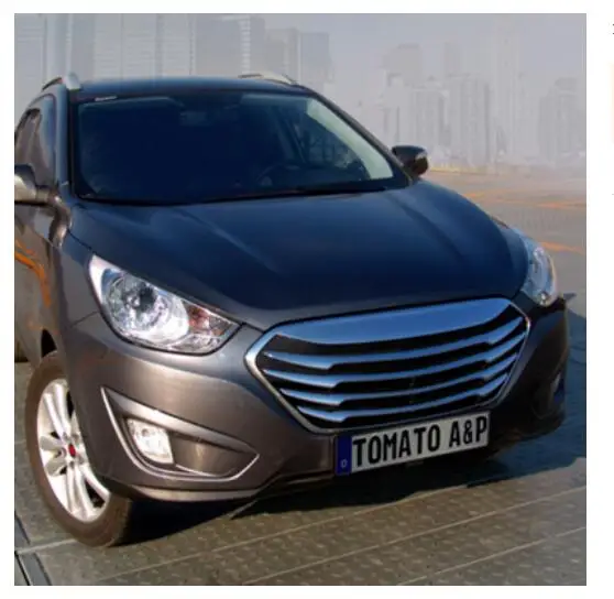 2009 2010 2011 2012 2013- для hyundai tucson ix ix35 ABS Хром Передняя решетка барбекю сезон