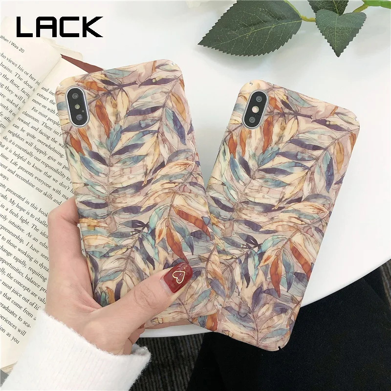 Цветные Чехлы LACK в стиле ретро для iphone XR X XS MAX 6 6S 7 8 Plus модный жесткий чехол