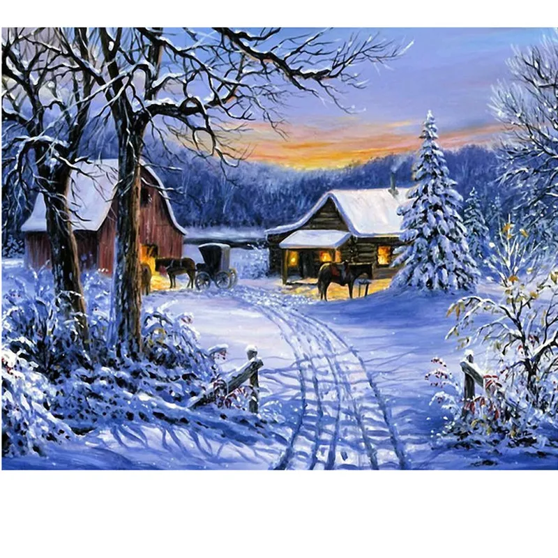 Diy Diamond Painting Cross Stitch horse Diamond Embroidery Fashion Oil