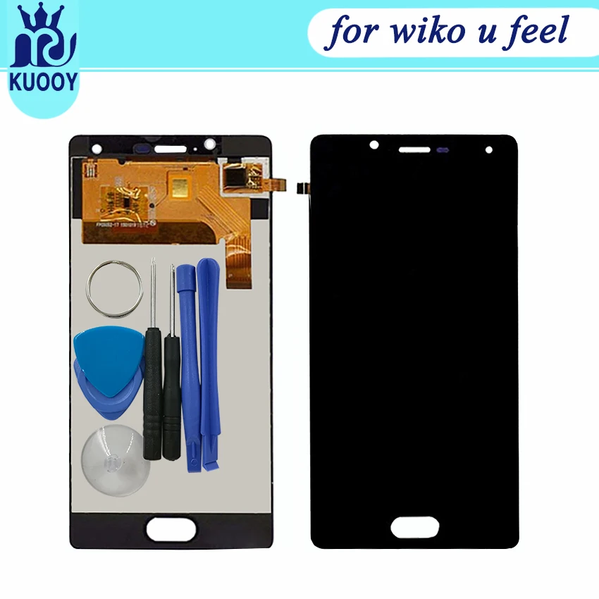 Для Wiko UFeel U Feel UFeel Lite полный ЖК-дисплей дигитайзер сенсорный экран монитор сенсор стекло дигитайзер сборка с инструментами