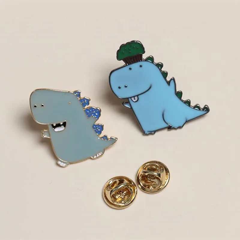 Timlee X079 Free shipping Cartoon Cute Personality Animal Dinosaur Alloy Brooch Pins Originality Accessories Wholesale | Украшения и
