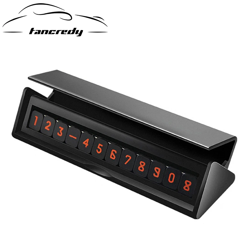 

Tancredy Car Styling Temporary Parking Card Phone Number Card Plate Telephone Number Card Car Sticker with Phone Number Sheet