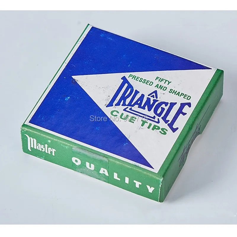 9mm Pressed Triangle Master Pool Snooker Billiard Cue Tips Glue on type 9mm Pressed Triangle Master Pool Snooker Billiard Cue Tips Glue on type