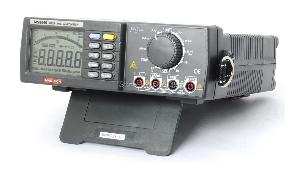 

MASTECH 22000 counts MS8040 auto range BENCH MODEL MULTIMETER AC DC C R F