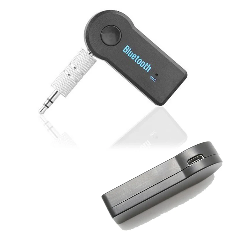 

AUX bluetooth handsfree kit 3.5 mm Plastic Wireless Car bluetooth Audio receiver Car Bluetooth 3.0 Adapter Free shipping