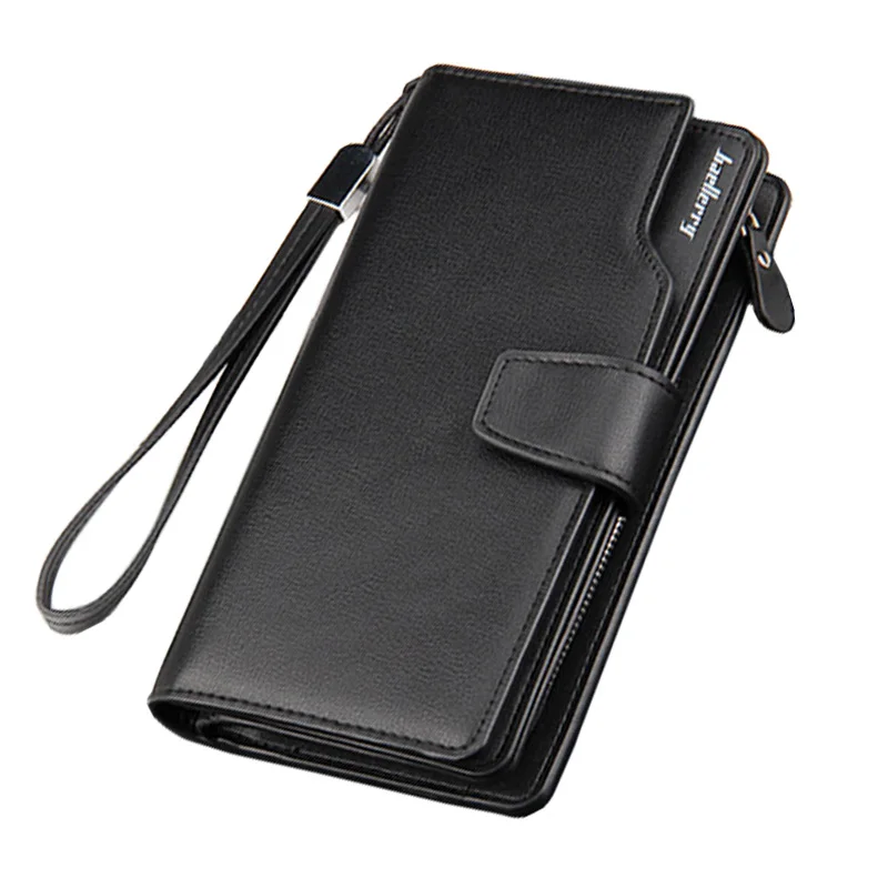 Baellery Big Wallet Men Luxury Brand Large Leather Card Holder Male Long Clutch Wallet Bag Mens ...