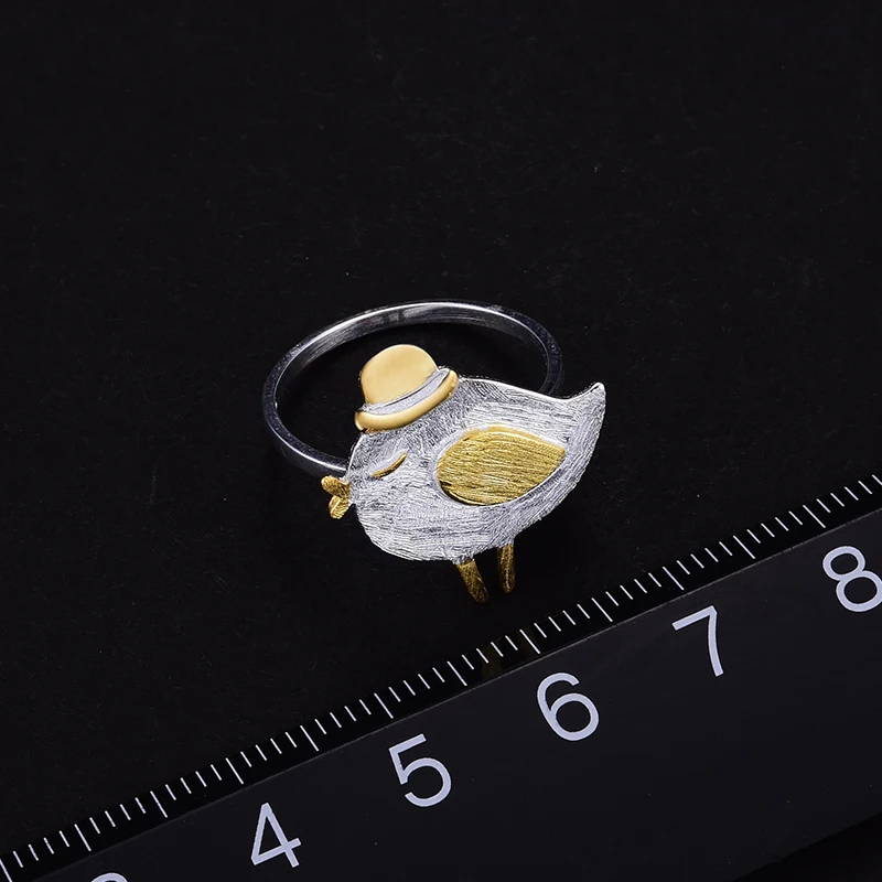 Lotus весело Настоящее стерлингового серебра 925 природных творческий ручной