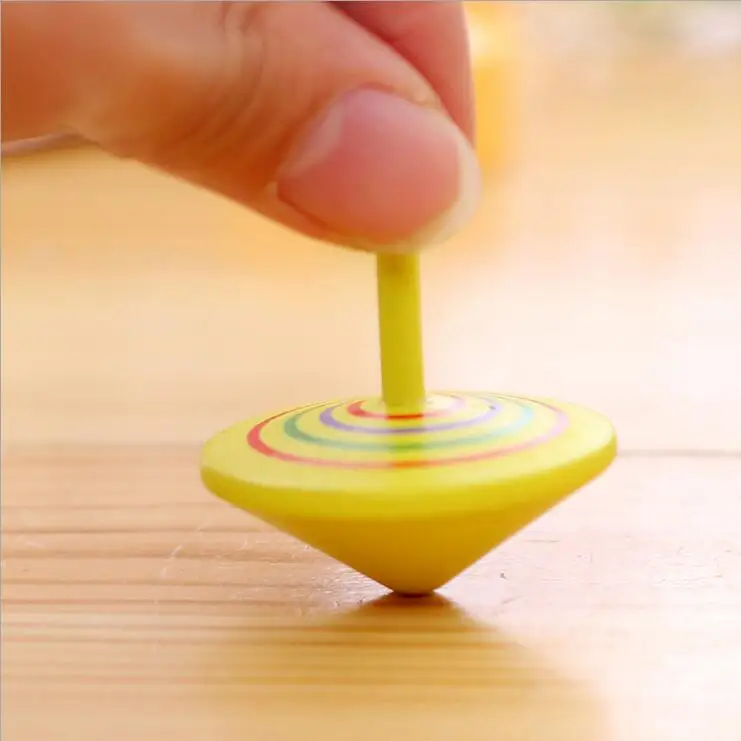 2018 Unisex Single Wood Beyblade 4.5cm Wooden Children's Leisure Hand