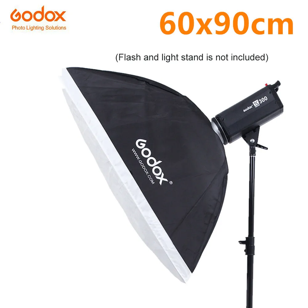 

Godox SB-BW 60 x 90cm 24"x36" Bowens Mount Rectangular Portable Studio Strobe Softbox Diffuser for Studio Strobe Flash Speedlite