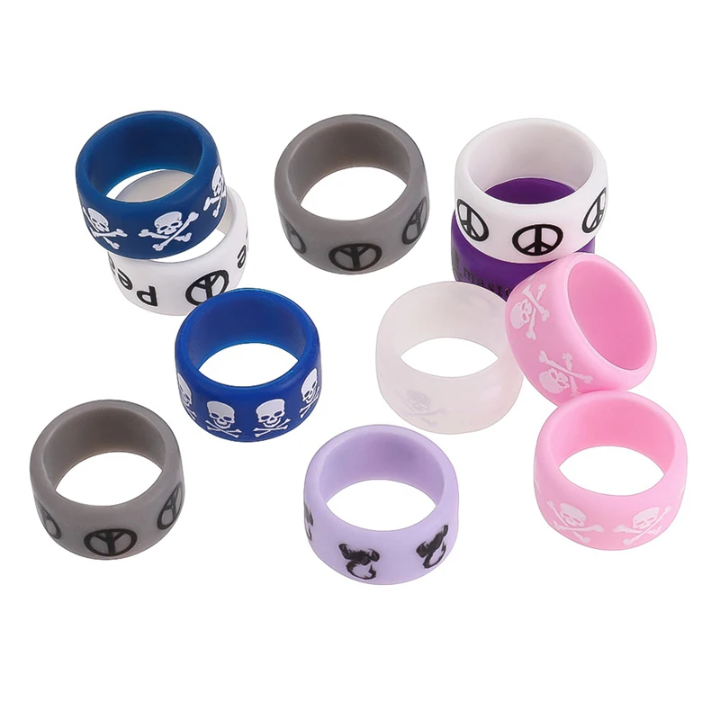 

10pcs/lot 18mm Vape Non Slip Band Silicone Rubber Band Vape Ring For Mechanical Mods Rda Rba Decorative And Protection
