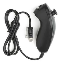 Schwarz farbe NUNCHUK NUNCHUK CONTROLLER REMOTE FÜR NINTENDO Wii schwarz nunchunk fernbedienung Kostenloser Versand