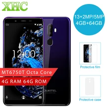 Original OUKITEL U25 Pro 4GB+64GB Fingerprint 5.5inch Smartphone Android 8.1 MTK6750T Octa Core Dual SIM LTE 4G OTG Mobile Phone