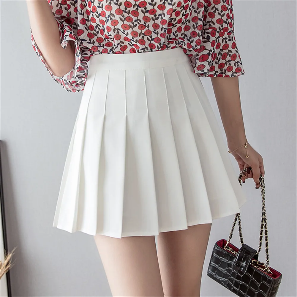 Women's Summer High Waist Pleated Skirt - Trendy Wind Cosplay Style, Kawaii Female Mini Skirt image 4