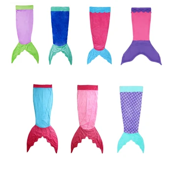 

Mermaid Tail Blanket for Gril Soft and Warm Crystal Velvet Fabric Fish Scale Double-layered Air Conditioner Sleeping Bag