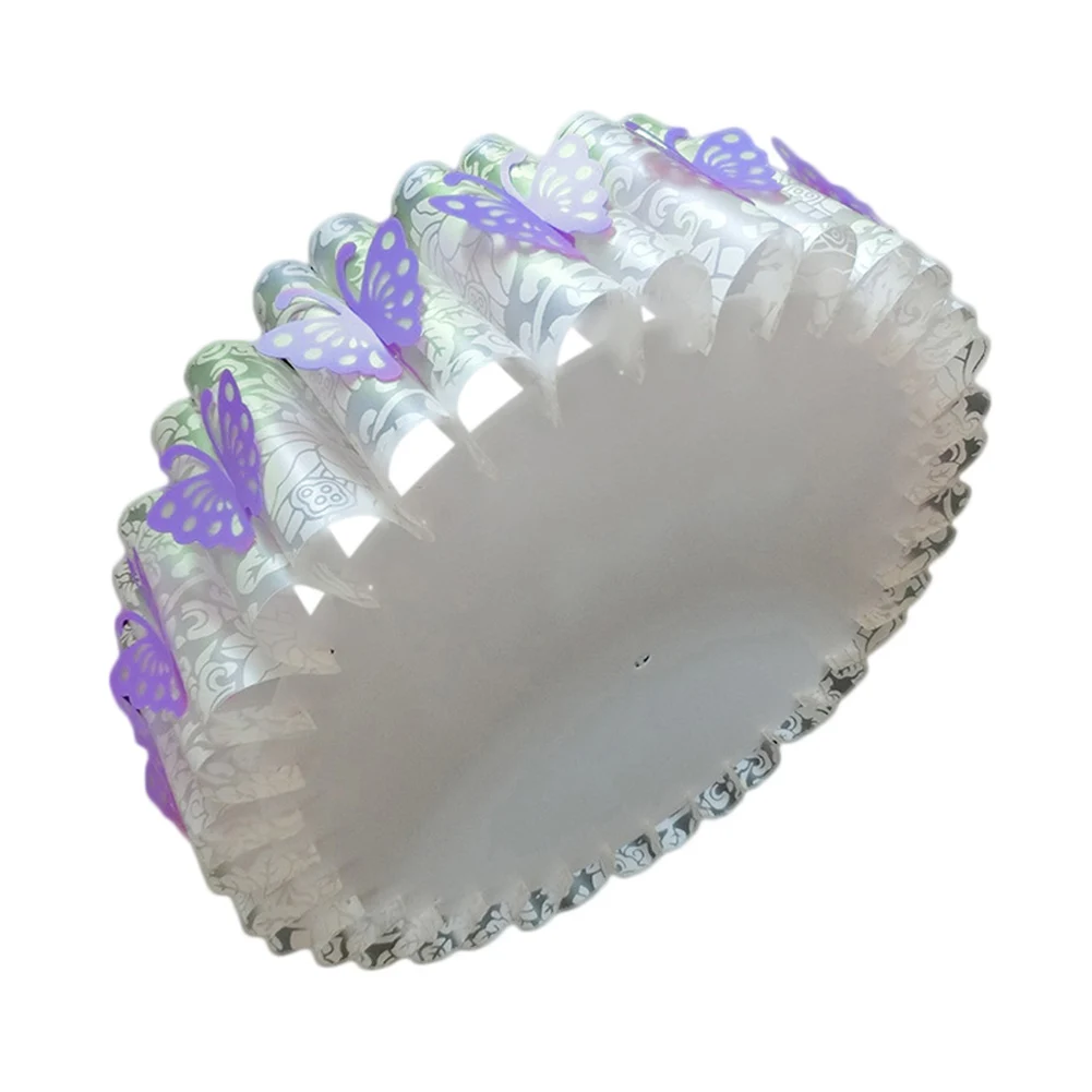 Модный изысканный круглый рассеиватель бабочка потолочный светильник крышка украшение дома - Body Color: Purple