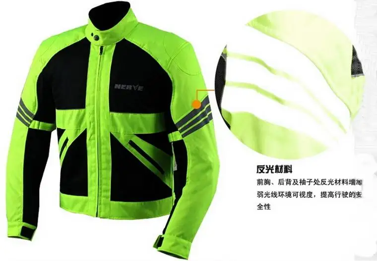 Немецкая нерва мотоциклетная куртка супер дышащая/M сетка/флуоресцентная желтая летняя мотоциклетная одежда прямая Автомобильная одежда куртка