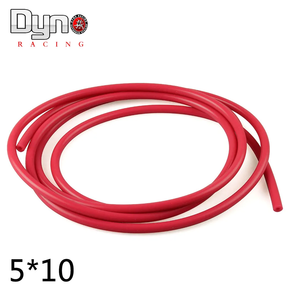 

Dyno racing-1M Length (5mm) Vacuum Silicone Hose Intercooler Coupler Pipe Turbo red ot079-5x10-R