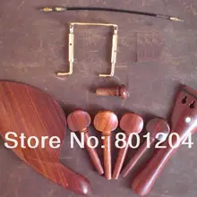 5 Наборы для ухода за кожей палисандр Скрипки установки с золотой опора для подбородка винт и хвостовой кишки