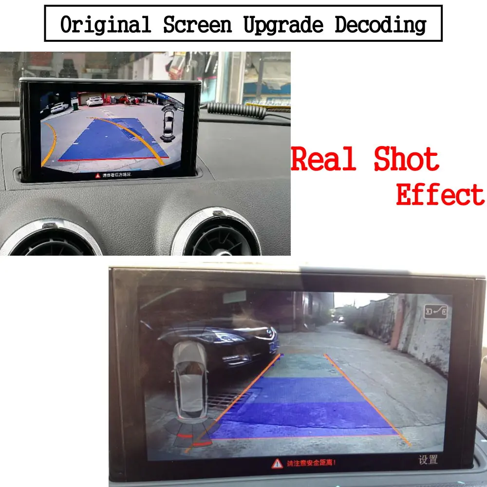 Liislee Reversing Camera For Audi A3 8v 2011~2018 Interface Adapter Backup Rear view Camera Connect Original Screen MMI Decoder 3
