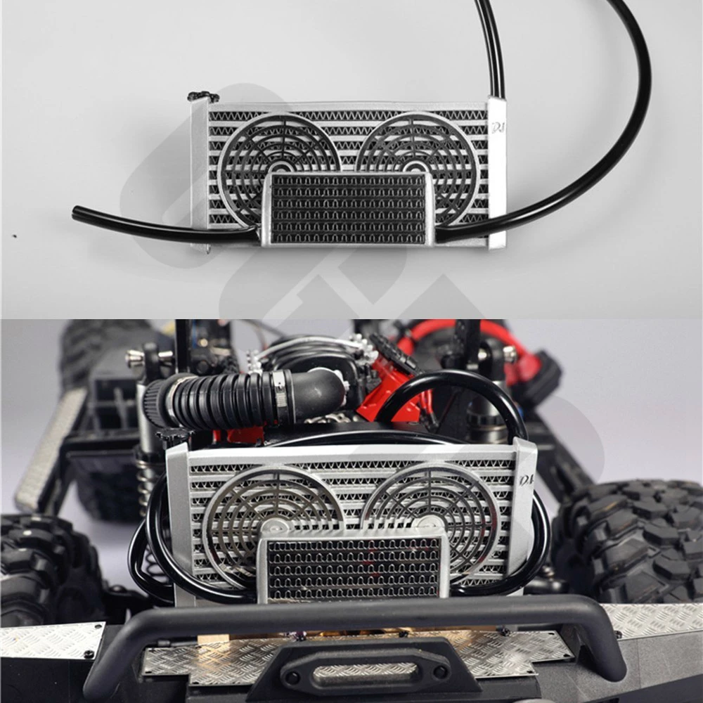 Моделирование Rc автомобильный охлаждающий резервуар для воды 1/10 RC автомобиль