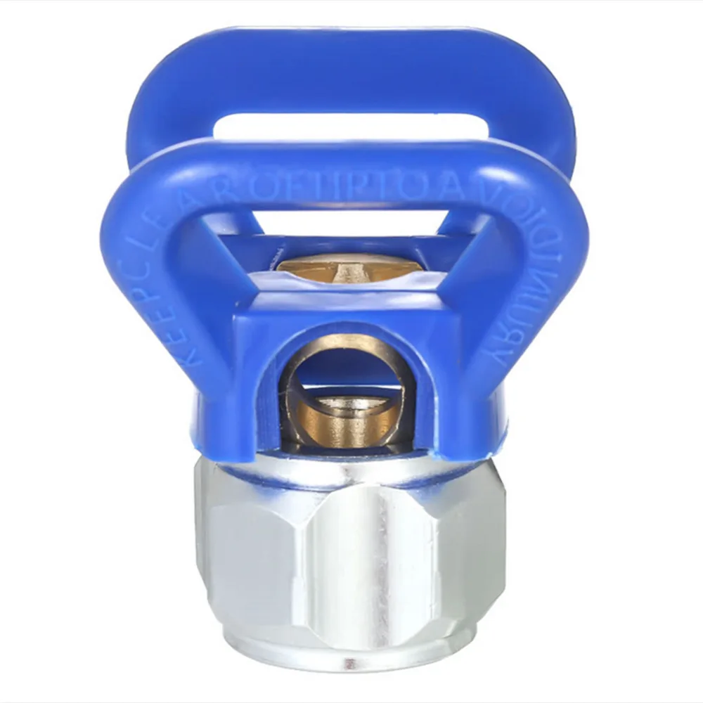 

Airless Spray Nozzle Seat Cover Thread Sprayer Head Metal Replacement Power Tools Sprayer Tip Holder for Painting