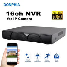 16ch NVR 1080 P сетевой видеомагнитофон видео подключение ip-камера система видеонаблюдения DVR