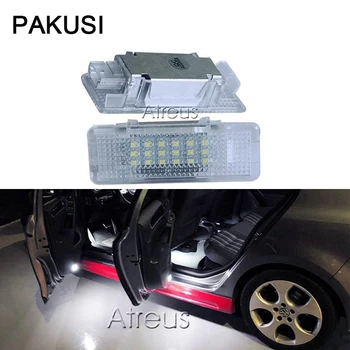 

PAKUSI 1Pair Car Door Welcome Lights 12V For BMW E53 X5 E39 Z8 E52 Accessories White SMD3528 LED Courtesy Lamp Bulb No error