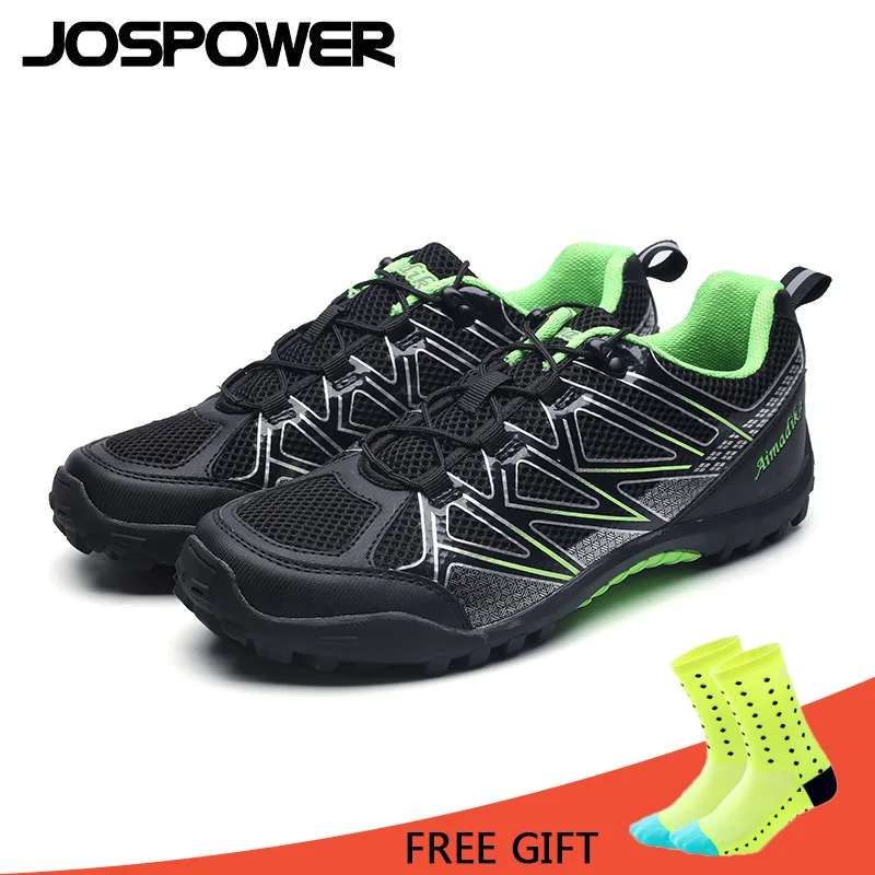 

JOSPOWER Leisure MTB Cycling Shoes Self-Lock Touring Bike Shoes Lacing System Breathable Bicycle Shoes Sapatilha Ciclismo